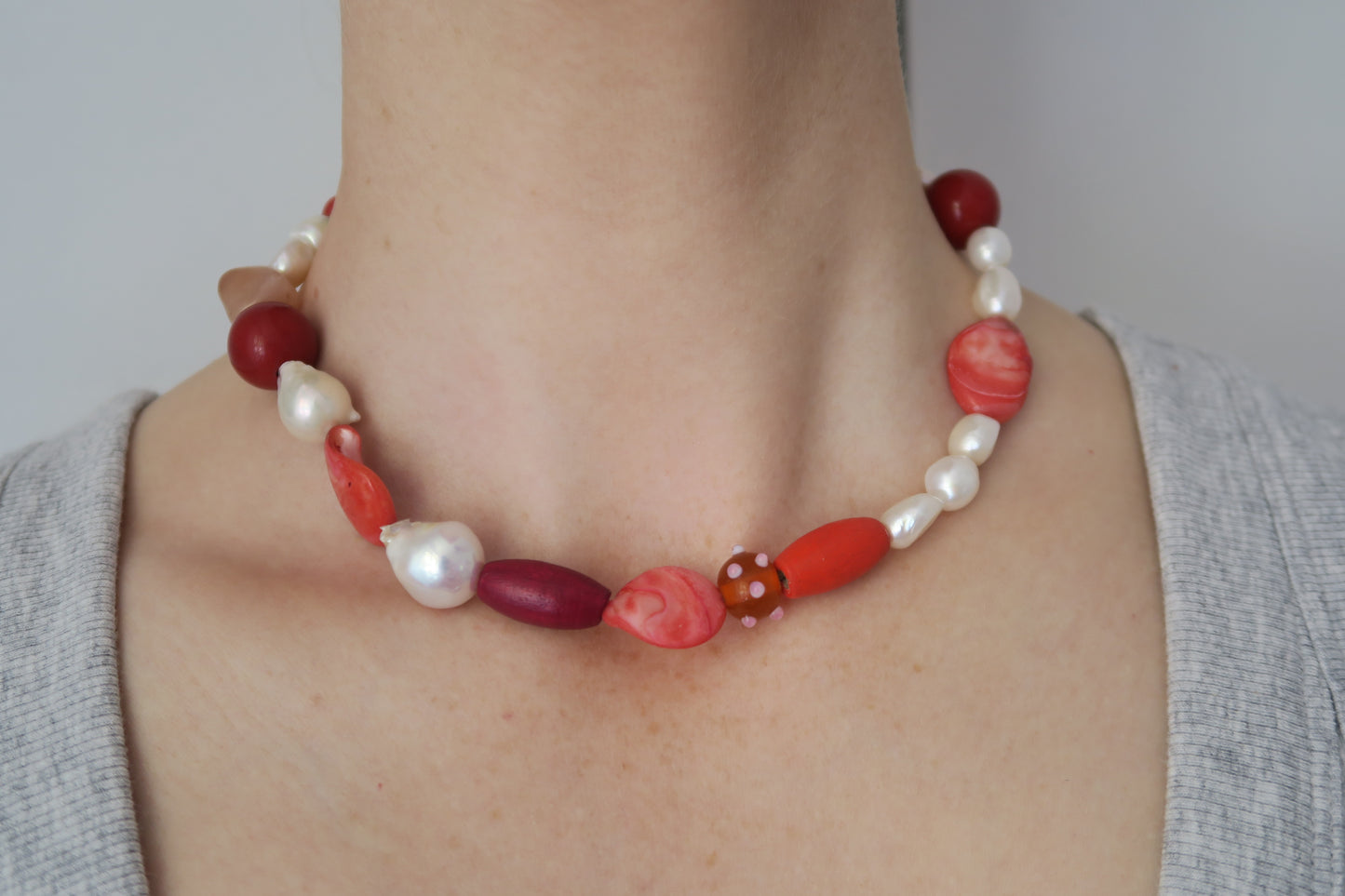 Chunky Reds Choker