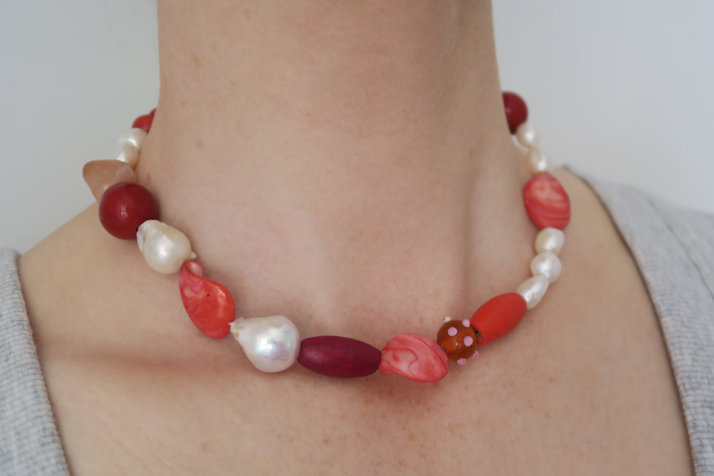 Chunky Reds Choker