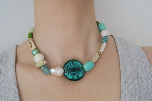 Chunky Turquoise Choker