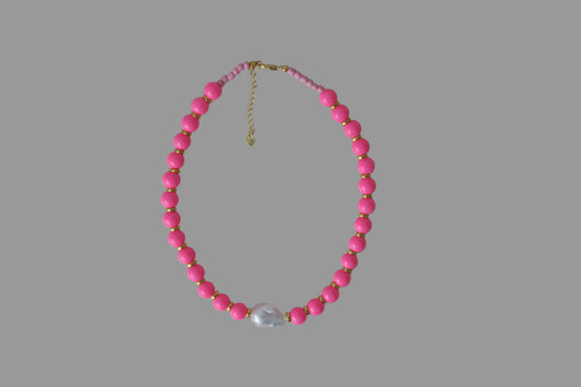 Midi Neon Pink Pearl